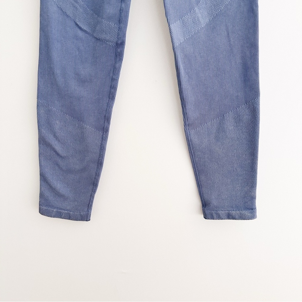 JoyLab Dusty Blue Ribbed High Rise Leggings - Picture 5 of 8